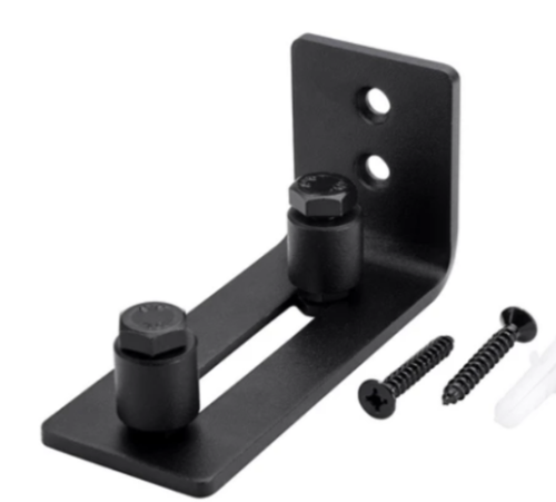 spodní vodící válečky pro SPD systém, nastavitelné šírka, pozink, RAL 9005 matná černá barva